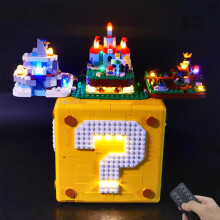 LED Light Kit Compatible with 71395 with Remote Control and Hidden Wire Layered Lighting