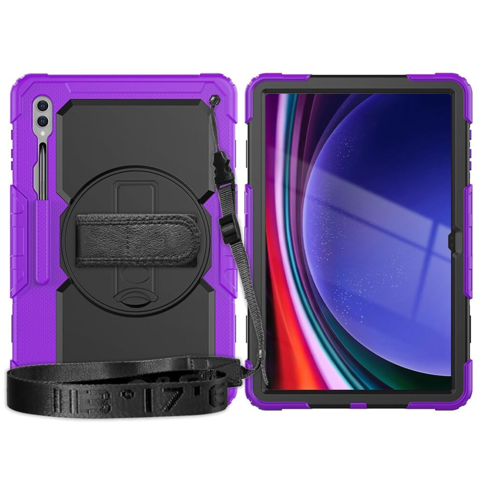 14.6 Inch Shockproof Case With Screen Protector And 360 Kickstand For Samsung Galaxy Tab S9 Ultra 9053599486787