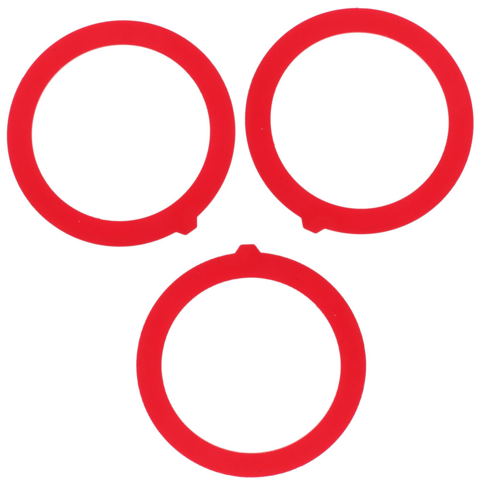 3Pcs Silicone Toilet Tank Gasket Replacement Rings Leakproof Flush Valve Seal Washer Durable 9070919104138