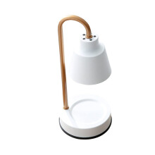 Wax Melting Lamp with Adjustable Heat Control, Flameless Fragrance Candle Warmer Light, White
