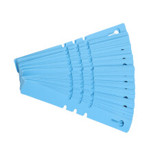Garden Decor Plant Labels 100pcs Plastic Stakes Nursery Markers Blue
