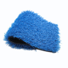 Artificial Turf Rug with Realistic Grass Texture, Fake Grass Carpet for Patio, Backyard, Dogs, Blue 4x8in