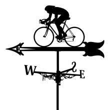 Rustproof Metal Weather Vane Donkey Design Garden Wind Direction Indicator with Ceiling Bracket