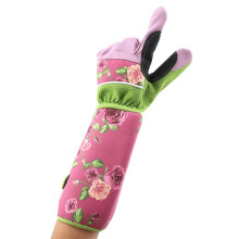 Long Rose Puncture-Resistant Gardening Gloves Pink, XL 37cm