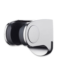Universal Adjustable Shower Head Holder with Strong Adhesive Wall Mount and Suction Cup
