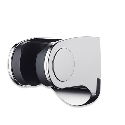 Universal Adjustable Shower Head Holder with Strong Adhesive Wall Mount and Suction Cup
