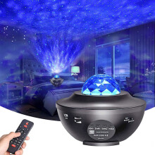 Star Projector with Bluetooth Speaker - Your own Galaxy Lamp multicolor