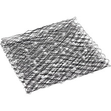 Polyester Mesh Ribbons for Bridal Headwear Veil Top Hat Black 10-1/4 inch(260mm) about 0.56 Yard(0.52m)/pc