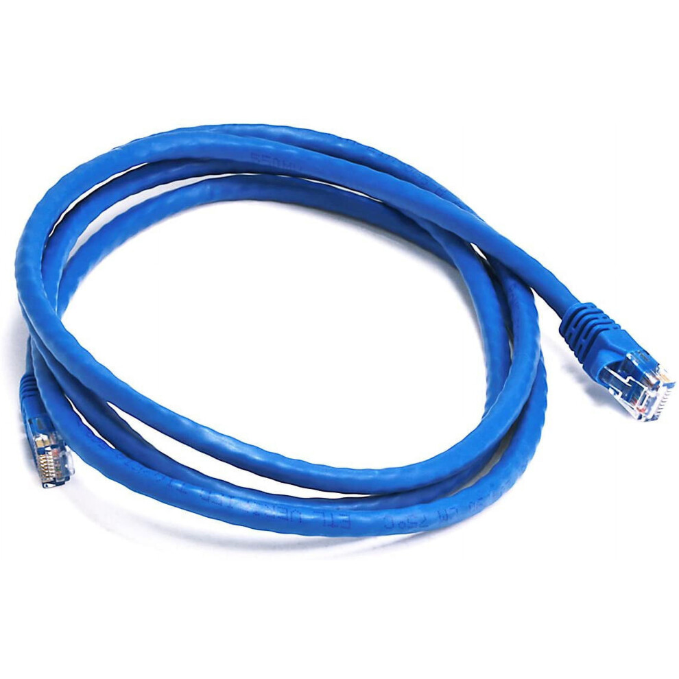 5Ft 24Awg Cat6 550Mhz Utp Ethernet Bare Copper Network Cable - Blue 9110895334416