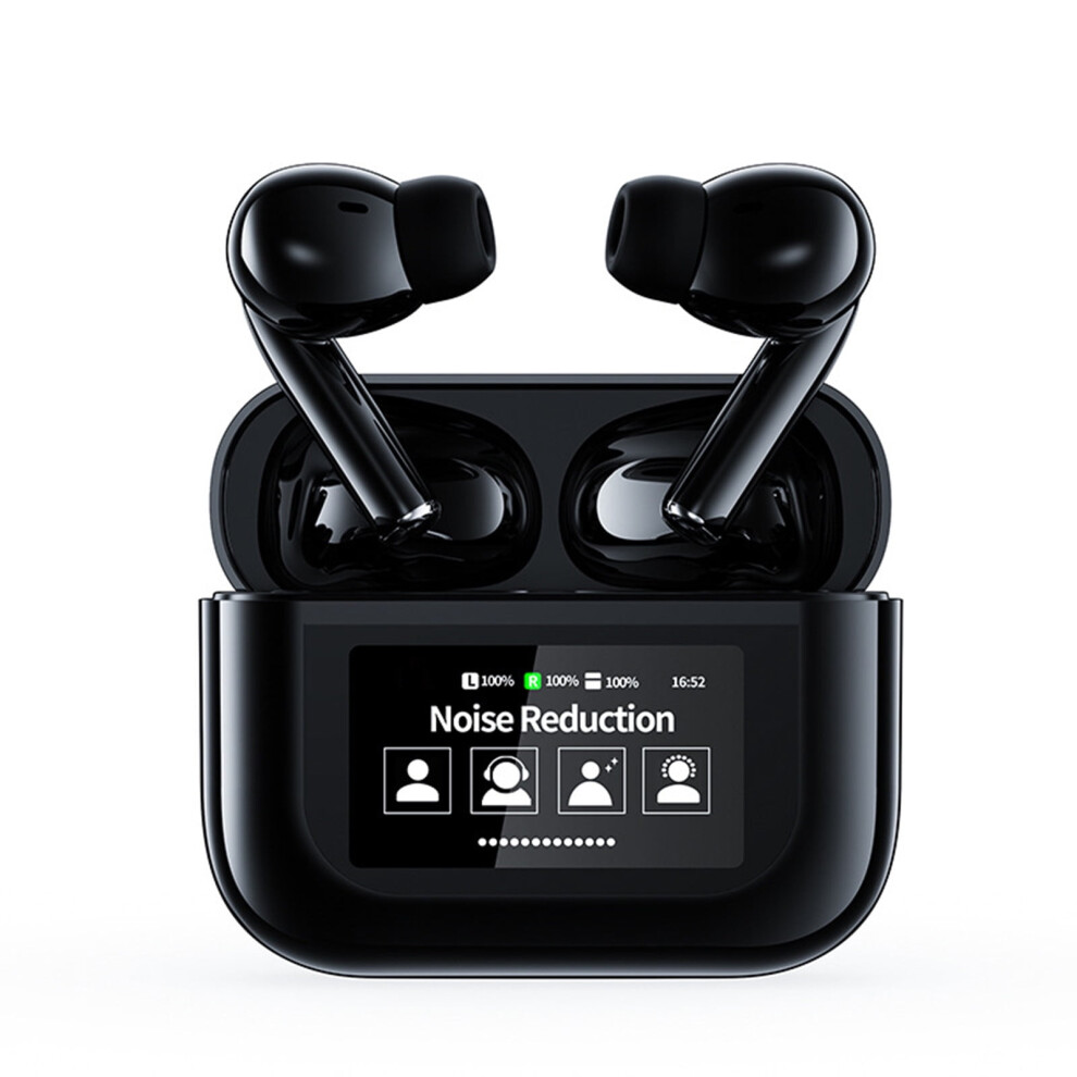 Paveos Bluetooth Earbuds With Led Color Screen, Hifi Sound, Noise Reduction, 360 Surround Sound, Bluetooth 5.3, Long Battery Life 9110895334324