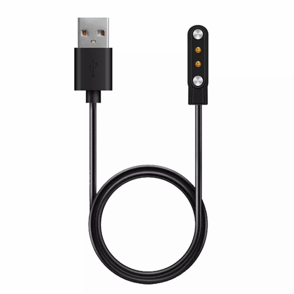Magnet Suction Usb 2Pin Charging Cable, Portable Magnetic Bracelet Charger Dock For 4.0Mm 2-Pin Devices 9110895334652