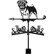 Weather Vane Metal Weathervane RustResistant Roof Wind Direction Indicator Retro Garden Decor