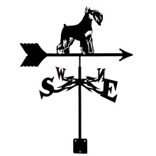 Metal Farm Scene Weather Vane for Roof Mount, Rust Resistant Wind Direction Indicator Garden Decor