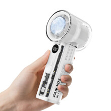 Portable Handheld Fan with Instant Ice Cooling, 100Speed Rechargeable Pocket Fan for Travel Outdoor