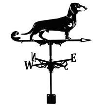 Weather Vane Stainless Steel Garden Wind Direction Indicator Rust Decorative Metal Outdoor