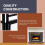 Fireplace Screen 3 Panel with Double Door Access and 4pc Tools Set, Black Metal Freestanding 2