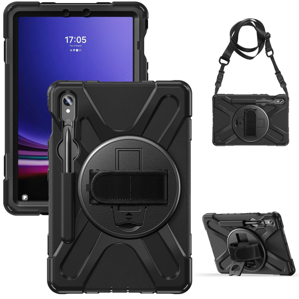 Rugged Case For Samsung Galaxy Tab S9 11 Inch With 360 Rotating Kickstand And Military Grade Protection 9174973072430
