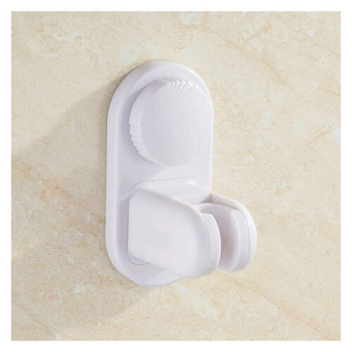 Adjustable Wall Mount Shower Head Holder with Secure Vacuum Suction, NoDrill Easy Install