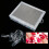 120pcs Transparent Full Cover False Nail Tips Extension Box 3# 11
