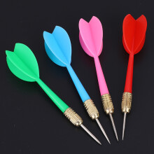15 Stück Farbiger Dart Set 110mm Eisen Kupferspitzen für Spaß Dart Spiele