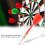 15Pcs Colorful Iron Copper Dart Set 110mm Sharp Tips for Fun Games 7