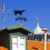 Metal Weather Vane with Mounting Bracket, Rust Resistant Wind Direction Indicator for Garden Decor 2