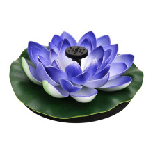 Eease Solar Water Lily Bird Bath Fountain for Garden and Aquarium Decor