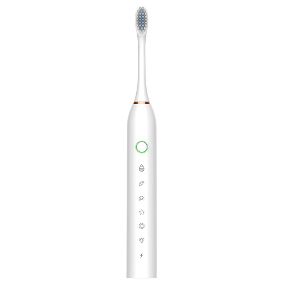 Ympuoqn Electric Toothbrush with 8 Heads, Toothbrush Box, 6 Modes, IPX7 Waterproof - Compatible with Replacement Heads