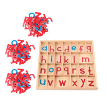Preschool Spelling Learning Language Materials Toys ,Movable Alphabet for Early Education , 3 set Alphabet