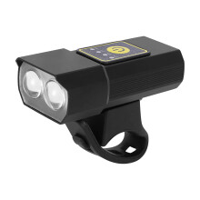 Jacenvly Christmas Lights Outdoor, Compatible with Bicycle Headlight Tail USB Charging, Night Riding Lighting, Zoom Aluminum Alloy