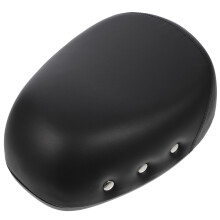 Noseless Universal Mountain Bike Seat Absorbant Front Saddle Cycling Sports Cushion Electric Car Saddle with Fashion Rivet Decor (Black)