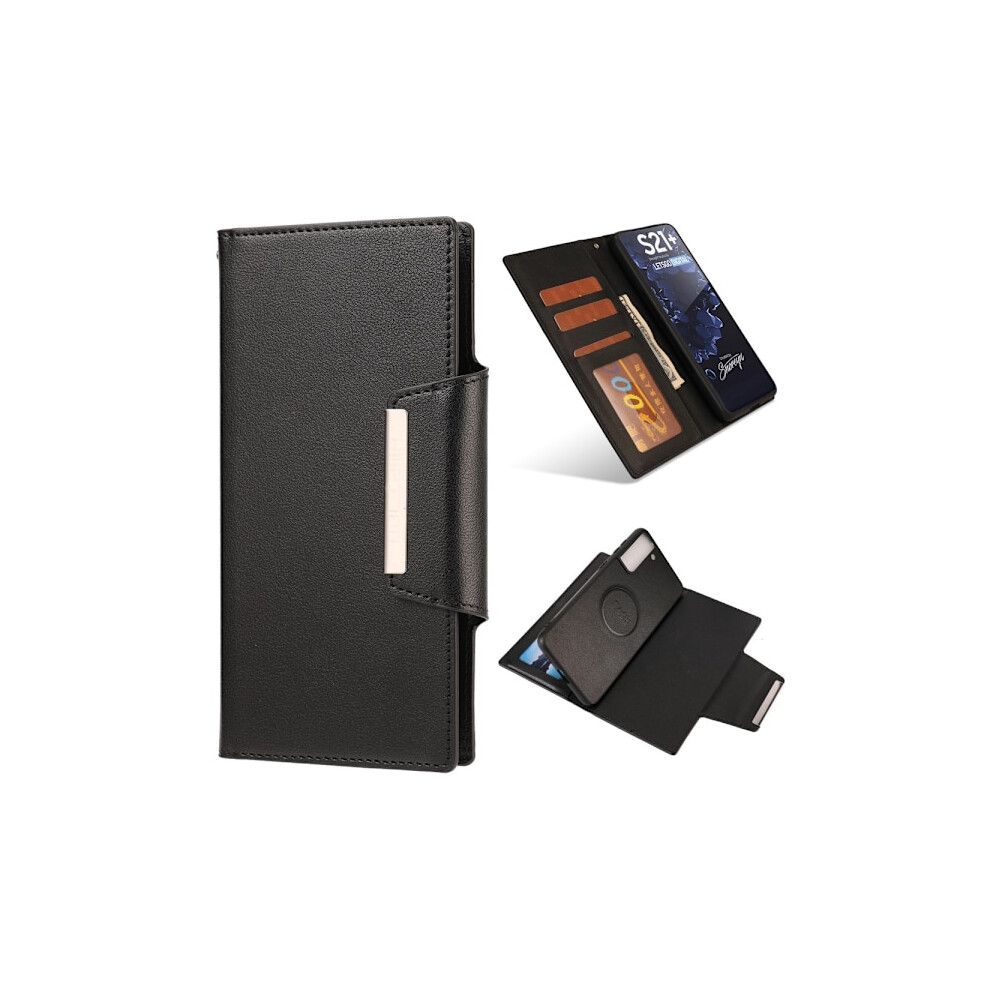 Compatible With Samsung Galaxy S21 Ultra - 2In1 Magnet Case - Black 9110895340240