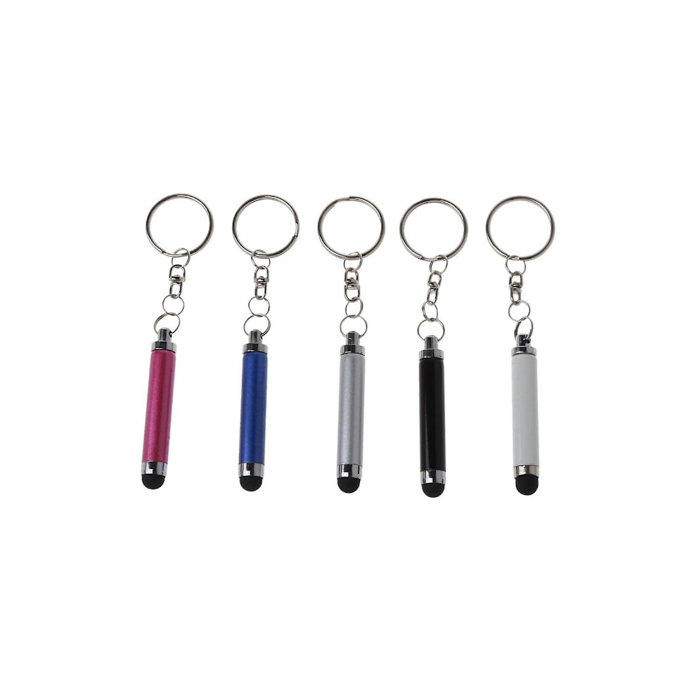 Pcs Keychain Stylus Pens Capacitive Touch Screen Styluses (Assorted Color) Assorted Color 12X3cm 9110895340431