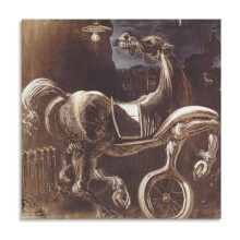 Salvador Dali Print Painting Blind Horse Canvas Poster Wall Art Picture Prints Hanging Photo Gift Decor Home Posters Artworks 12x12inch(30x30cm)