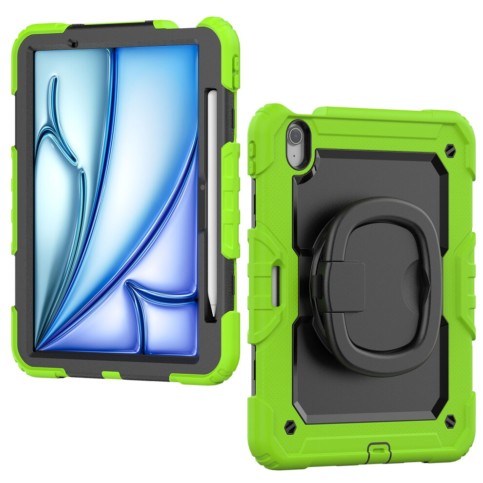 Kids Shockproof Case With 360 Rotation Stand, Strap And Screen Protector For Ipad Air 11 Inch 2024 9053599491903