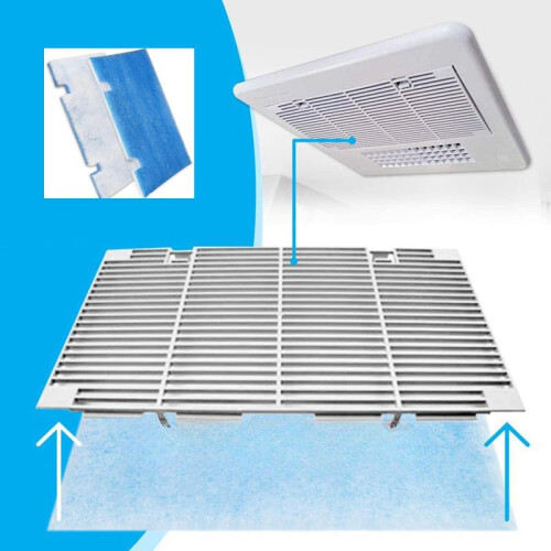 2 Pack 14 x 7.5 RV AC Filter, Compatible with Dometic, Efficient Particle Filtration Replacement 1