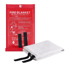 Fire Blanket 39.4x39.4 Inch Fiberglass Emergency Fire Blanket for Kitchen Camping Home Car Office