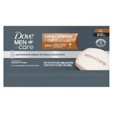 DOVE MEN+CARE Hidratante Coco+Cítricos Bar 6Count