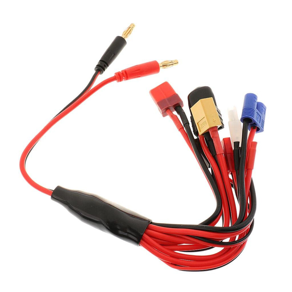 Rc Multi Charging Cable 8 In 1 Goldplated 4Mm Connector Xt60 Dean Ec3 Jst Adapter For Futaba 9113335101760