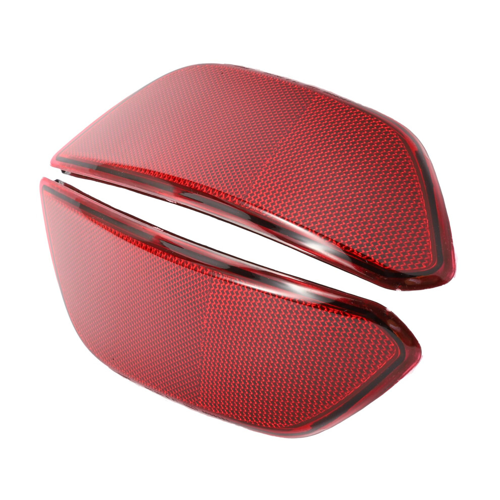 Rear Bumper Reflector Left Right Abs Plastic For Enhanced Visibility For Porsche Cayenne 2014 Red 9113335107953