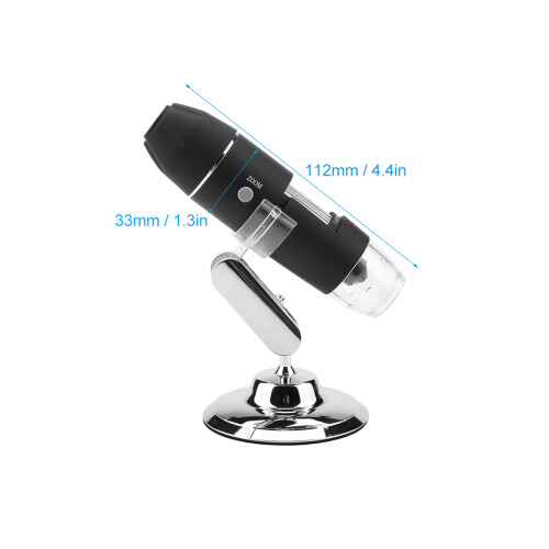 Explore Details with 1600X 2MP HD USB Handheld Microscope