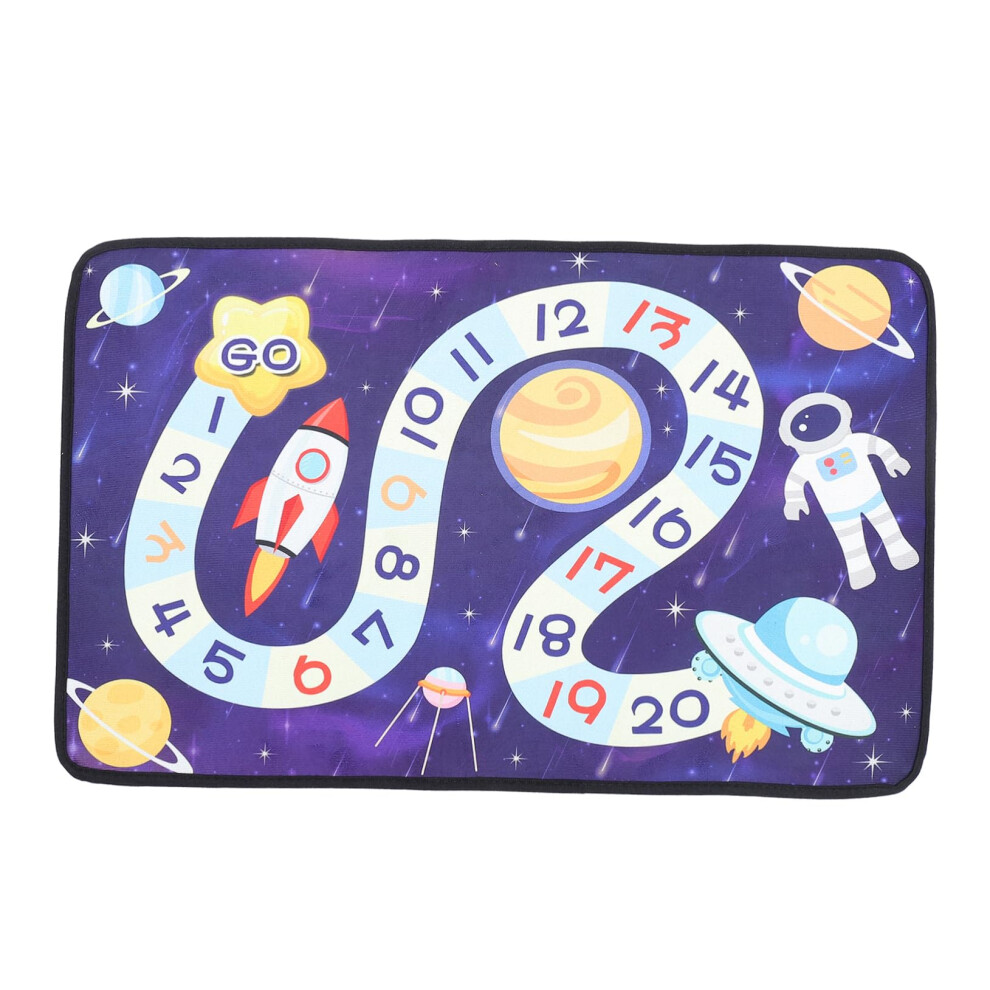 Kids Educational Rug with Early Education Design for Playroom Learning and Coordination Skills