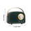 Jacenvly Bluetooth Audio Transmitter, Retro Mini Wireless Speaker Compatible with FM, USB, SD, Aux, Army Green 3