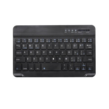 Eccomum Ultra Slim Wireless 7-Inch Bluetooth 3.0 Keyboard, Long Battery Life, for Tablet Smartphone Support iOS Windows Android Systems Black