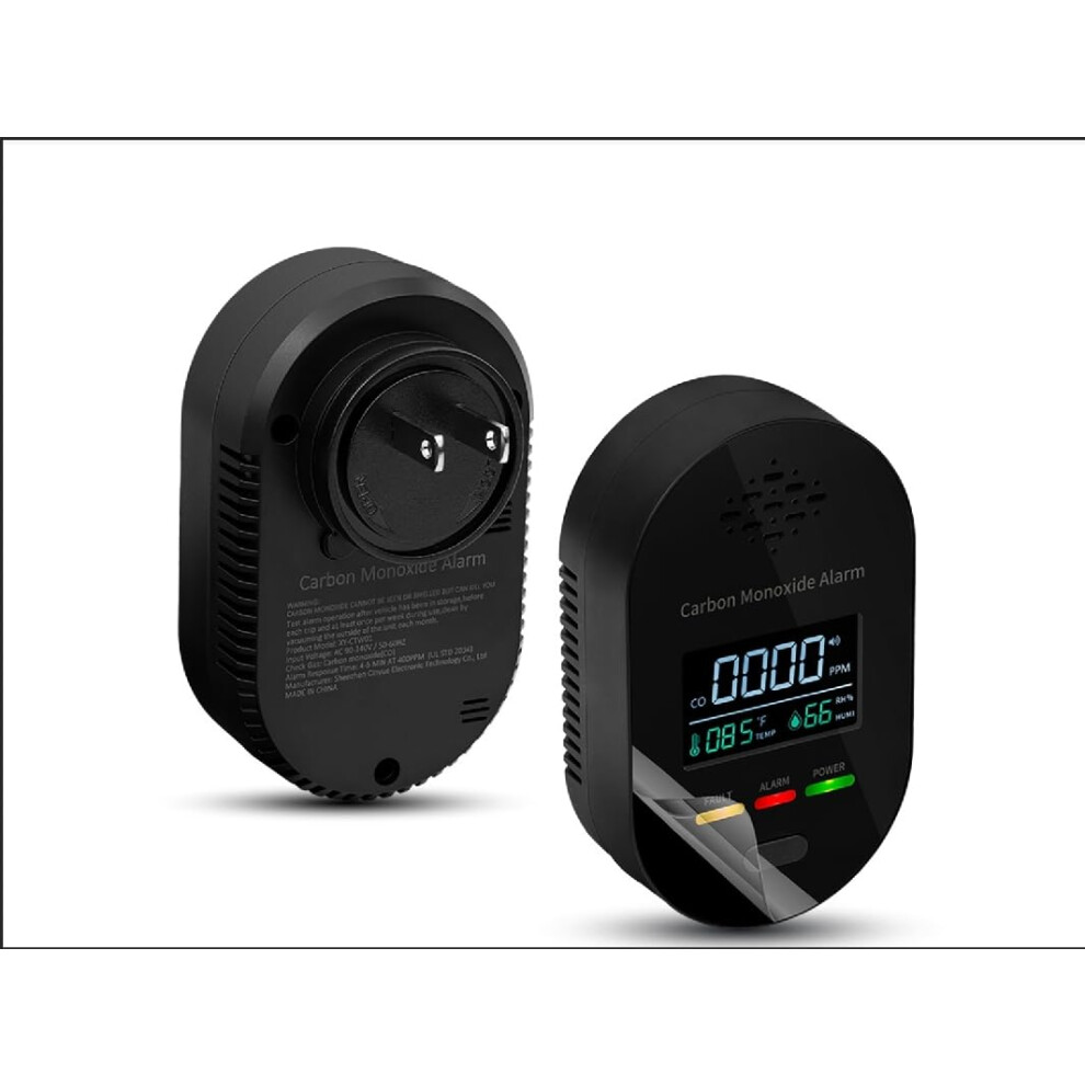 Carbon Monoxide Detector With Magnetic Mount, Rechargeable 3In1 Co Alarm For Travel And Rv 9053599494782