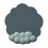 Mouse Pad Bluethy Gradient Cloud με στήριγμα καρπού από αφρό μνήμης, αντιολισθητικό μαξιλάρι 1
