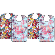 4 stuks huishoudslabbetjes, slijtvast, geschikt voor ouderen, beschermen delicate kleding en zijn een ideaal accessoire voor volwassenen.