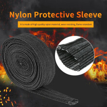 25' nylon beschermhoes voor kabelmantel, geschikt voor TIG-lasbrander en hydraulische slang
