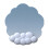 Mouse Pad Bluethy Gradient Cloud με στήριγμα καρπού από αφρό μνήμης, αντιολισθητικό μαξιλάρι 3