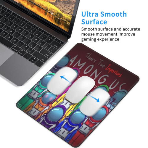 Among Us Mouse Pad 10x12 ιντσών με ραμμένη άκρη, αντιολισθητική βάση από καουτσούκ, 2